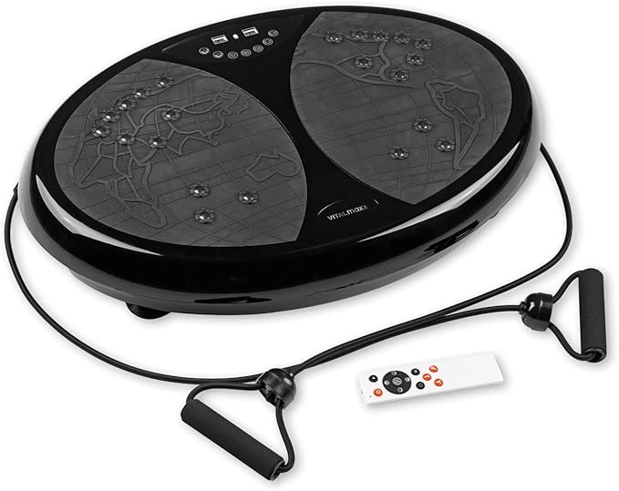 3-in-1 Vibration Plate: Weight Loss, Body Toning, and Foot Pads