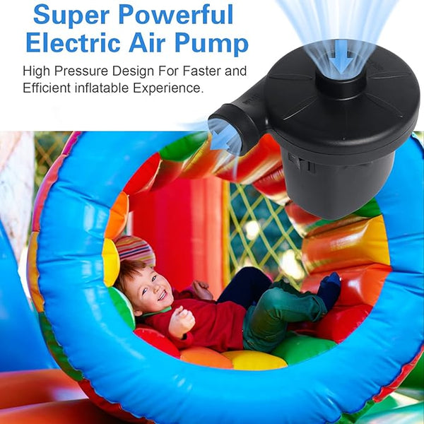2-in-1 Electric Air Pump – Portable Inflator & Deflator with 3 Nozzles (150W)