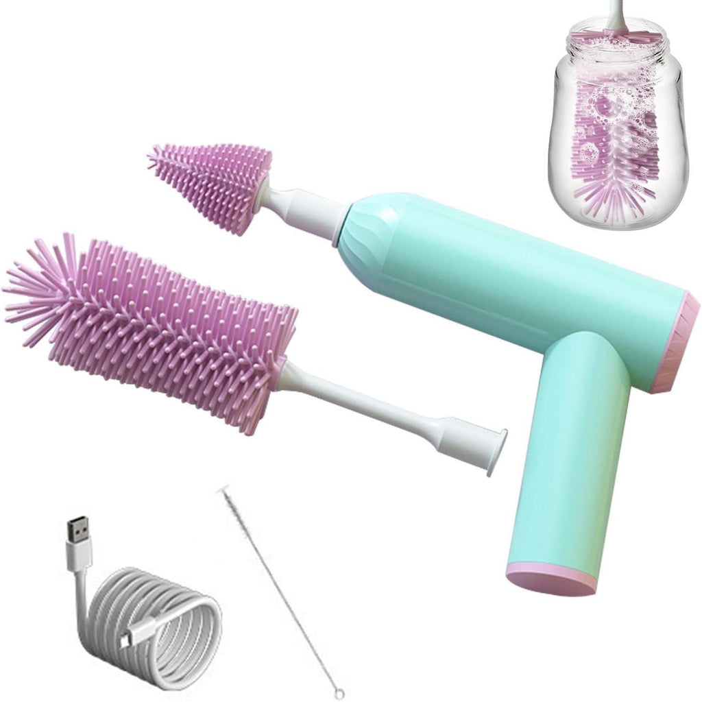 Baby Bottle Brush Kit – Electric, Rechargeable, Hassle-Free