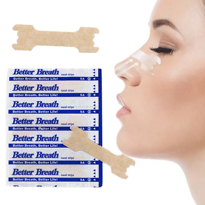 Breathe right nasal strips