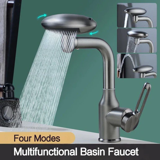 Modern 360° Swivel Stainless Steel Faucet