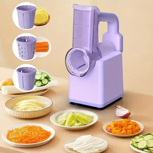 Multi-Blade Electric Rotary Grater and Cutter