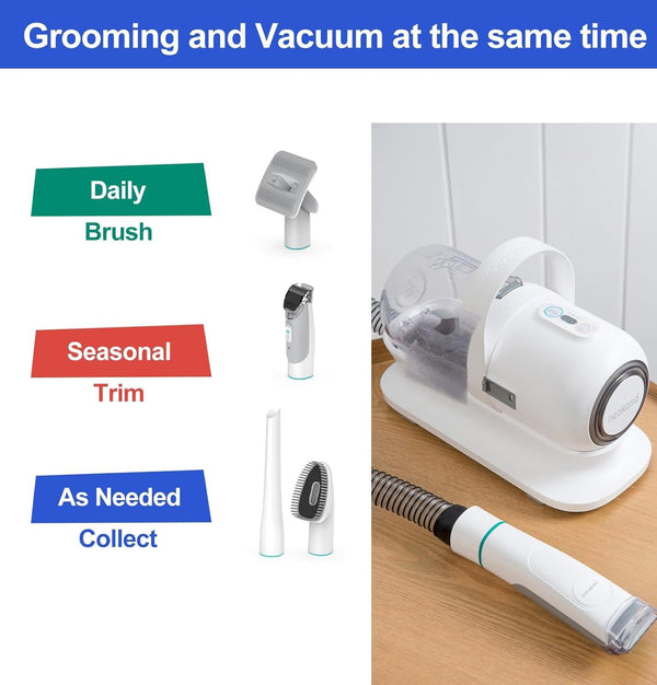 Pet Grooming Vacuum Kit