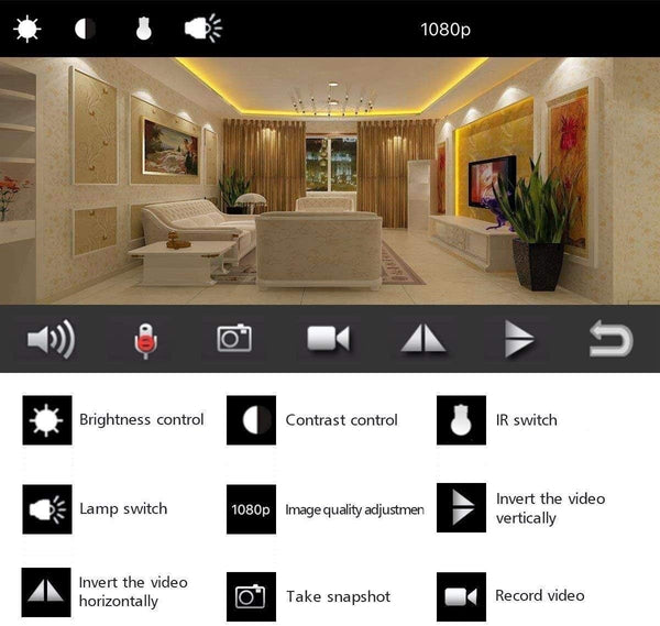 1080P Portable WiFi Hidden Camera